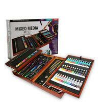 Без бренда «Художественный набор (174 предмета) в деревянном чемоданчике» в Чебоксарах в интернет-магазине Без бренда «Художественный набор (174 предмета) в деревянном чемоданчике» в Чебоксарах