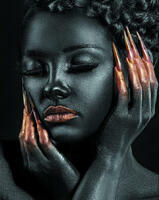 Без бренда «Портрет с золотыми ногтями» в Чебоксарах