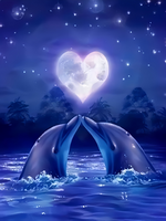 Без бренда «Дельфины под луной вида сердца» в Чебоксарах