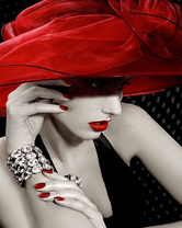 Без бренда «Коробка 20 шт: Девушка с красной шляпой» в Чебоксарах