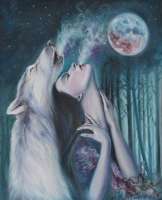 Без бренда «Девушка и волк в полнолуние» в Чебоксарах в интернет-магазине Без бренда «Девушка и волк в полнолуние» в Чебоксарах