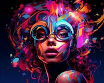 Стильный портрет девушки в очках