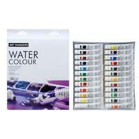 Без бренда «Коробка 24 шт.: Краски акварель «Две картинки» в тюбиках 24 шт. по 12 мл» в Чебоксарах