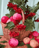 Урожай яблок и калины