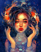 Без бренда «Девушка и карпы кои» в Чебоксарах