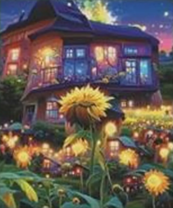 Без бренда «Сказочный домик и поле подсолнухов» в Чебоксарах в интернет-магазине  Без бренда «Сказочный домик и поле подсолнухов» в Чебоксарах