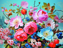 Без бренда «Пионы и другие цветы» в Чебоксарах в интернет-магазине  Без бренда «Пионы и другие цветы» в Чебоксарах