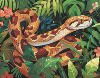 Без бренда «Маисовый полоз в зеленой листве» в Чебоксарах