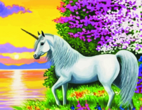 Без бренда «Белый единорог на фоне заката» в Чебоксарах в интернет-магазине  Без бренда «Белый единорог на фоне заката» в Чебоксарах